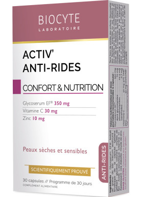 Biocyte Activ Anti-rides / Антивозрастные капсулы (от морщин) 30 шт. Biocyte Activ Anti-rides / Антивозрастные капсулы (от морщин) 30 шт.