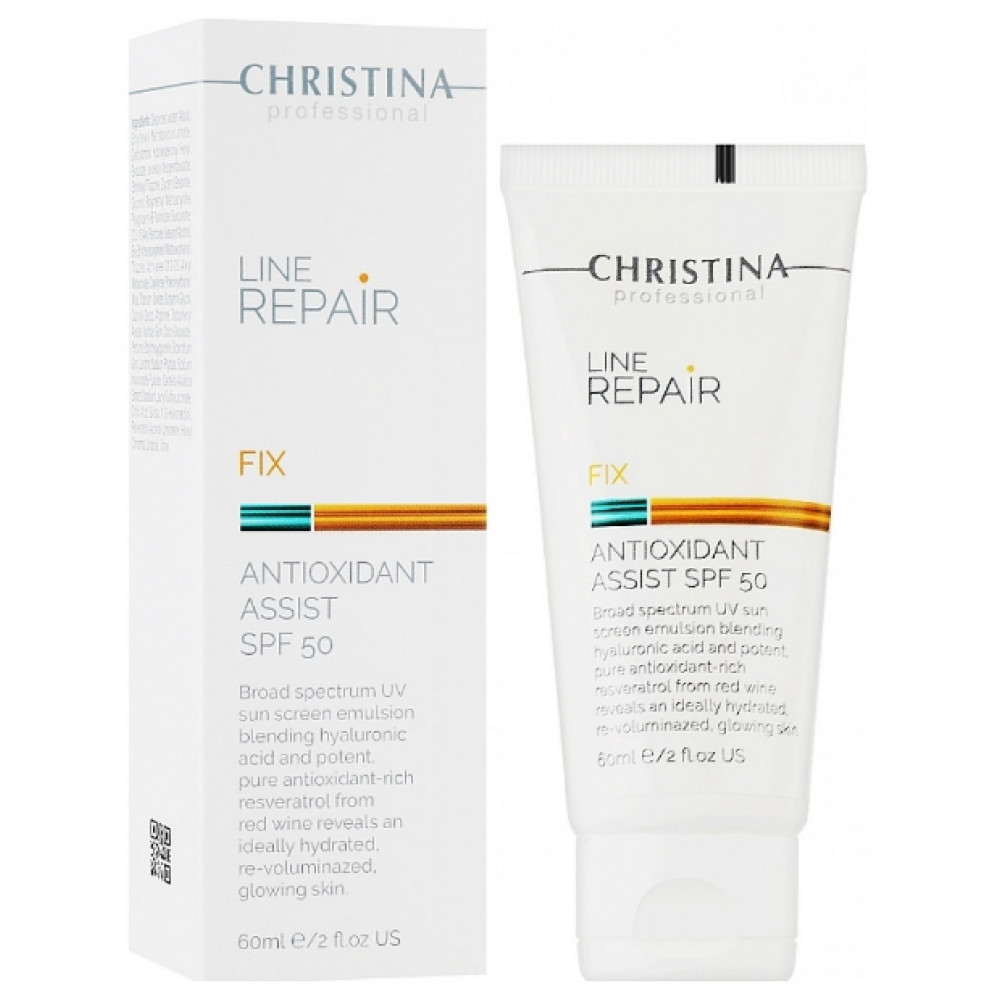 Line Repair Fix Antioxidant Assist SPF50 - Антиоксидантный крем-лосьон 60 мл Christina
