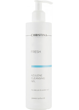 Fresh Azulene Cleansing Gel - Азуленовый очищающий гель для чувствительной и склонной к покраснениям кожи 300 мл Christina Fresh Azulene Cleansing Gel - Азуленовый очищающий гель для чувствительной и склонной к покраснениям кожи 300 мл Christina