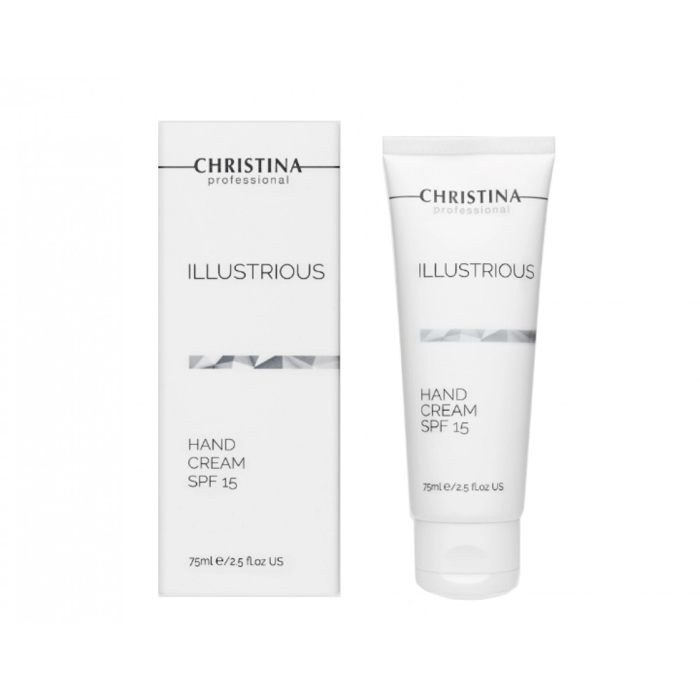Illustrious Hand Cream SPF 15 - Защитный крем для рук SPF 15 75 мл Christina 