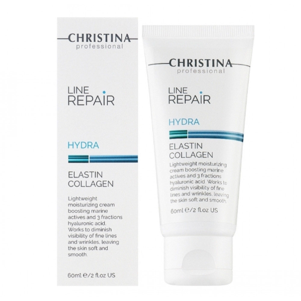 Line Repair Hydra Elastin Collagen - Увлажняющий крем Эластин коллаген 60 мл Christina 