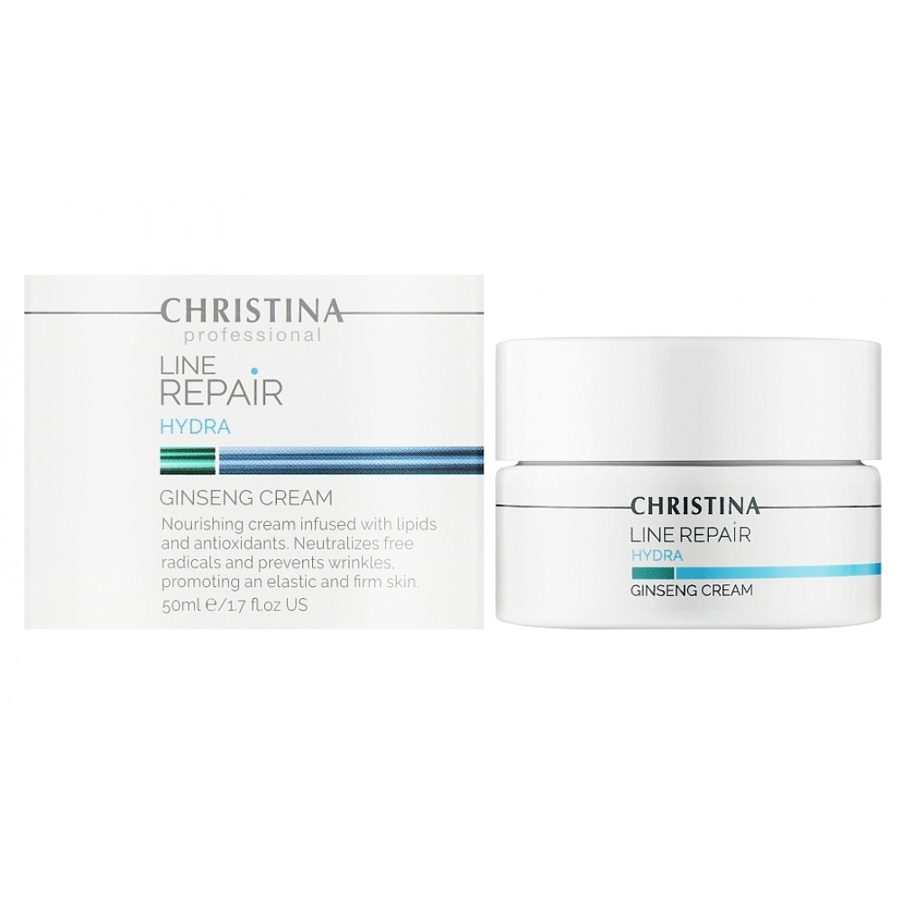 Line Repair Hydra Ginseng Cream - Крем с экстрактом женьшеня 50 мл Christina 