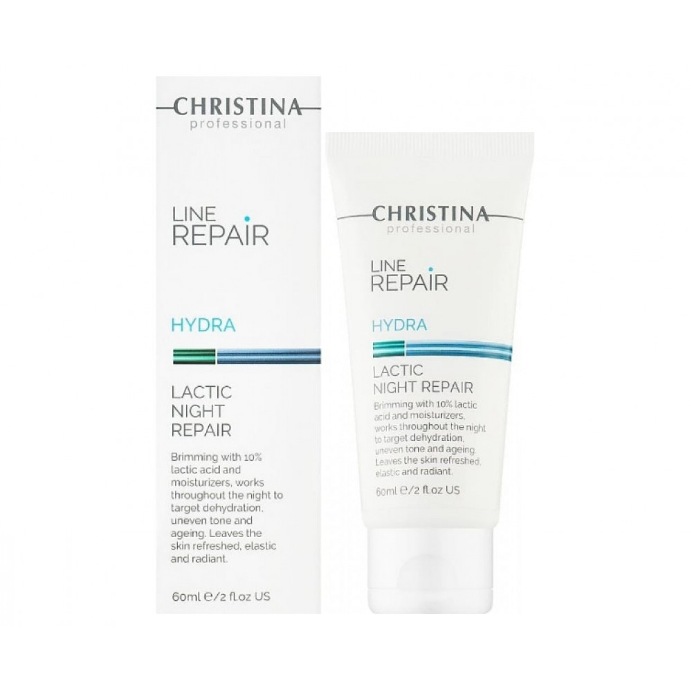 Line Repair Hydra Lactic Night Repair - Крем для лица "Ночное восстановление" с молочной кислотой 60 мл Christina Line Repair Hydra Lactic Night Repair - Крем для лица "Ночное восстановление" с молочной кислотой 60 мл Christina