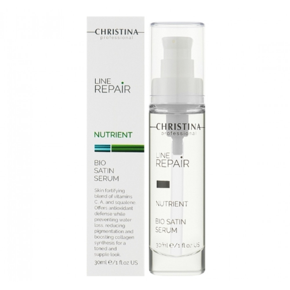 Line Repair Nutrient Bio Satin Serum - Сыворотка "Био Сатин" для лица 30 мл Christina 