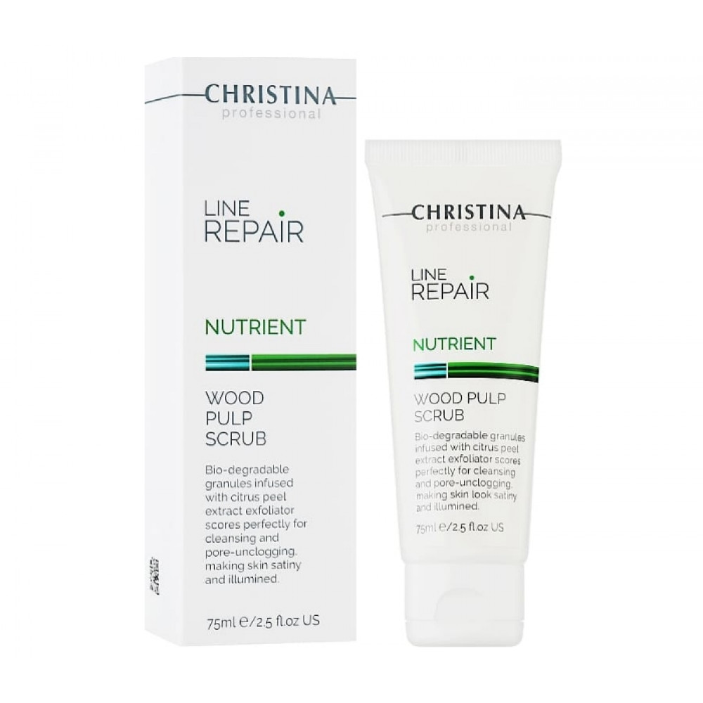 Line Repair Nutrient Wood Pulp Scrub - Скраб для лица с деревянной целлюлозой 75 мл Christina 