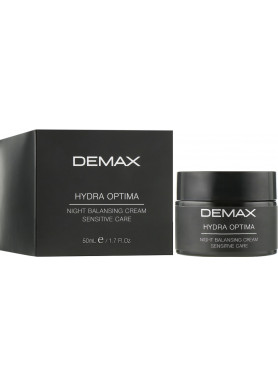 Восстанавливающий ночной крем для лица "Гидрооптима" - Hydra Optima Night Balancing Cream Sensitive Demax 50 мл Восстанавливающий ночной крем для лица "Гидрооптима" - Hydra Optima Night Balancing Cream Sensitive Demax 50 мл