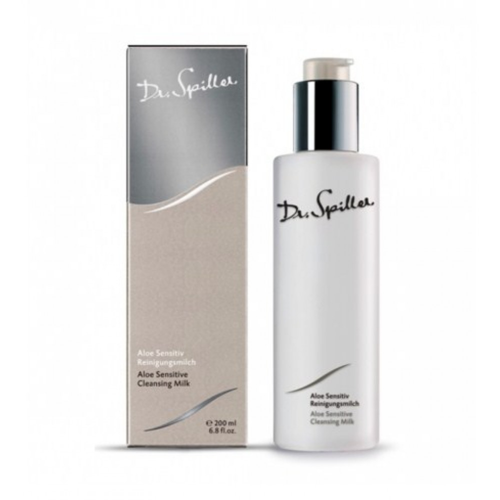 Aloe Sensitive Cleansing Milk Dr. Spiller - Очищающее молочко для чувствительной кожи с экстрактом Алоэ Вера 200 мл Aloe Sensitive Cleansing Milk Dr. Spiller - Очищающее молочко для чувствительной кожи с экстрактом Алоэ Вера 200 мл