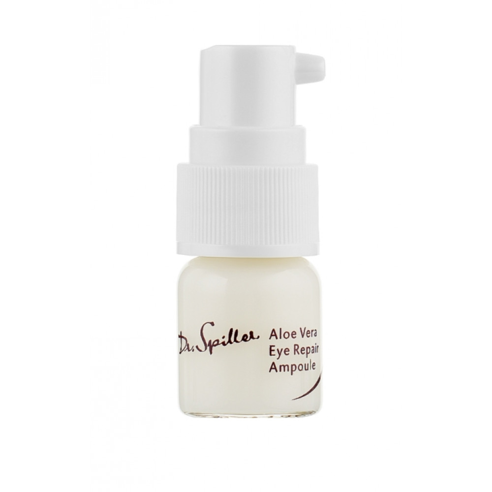 Aloe Vera Eye Repair Ampoules Dr. Spiller - Восстанавливающий концентрат для кожи вокруг глаз с экстрактом Алоэ Вера 5 мл Aloe Vera Eye Repair Ampoules Dr. Spiller - Восстанавливающий концентрат для кожи вокруг глаз с экстрактом Алоэ Вера 5 мл
