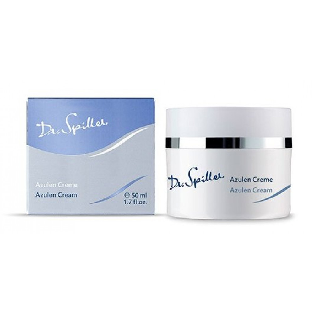 Azulen Cream Dr. Spiller - Успокаивающий крем с азуленом для чувствительной, сухой, нормальной кожи 50 мл Azulen Cream Dr. Spiller - Успокаивающий крем с азуленом для чувствительной, сухой, нормальной кожи 50 мл