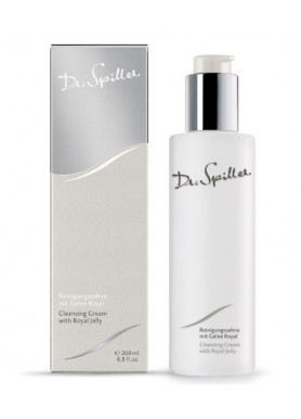 Cleansing Cream with Royal Jelly Dr. Spiller - Очищающий крем для сухой и чувствительной кожи с королевским желе 200 мл