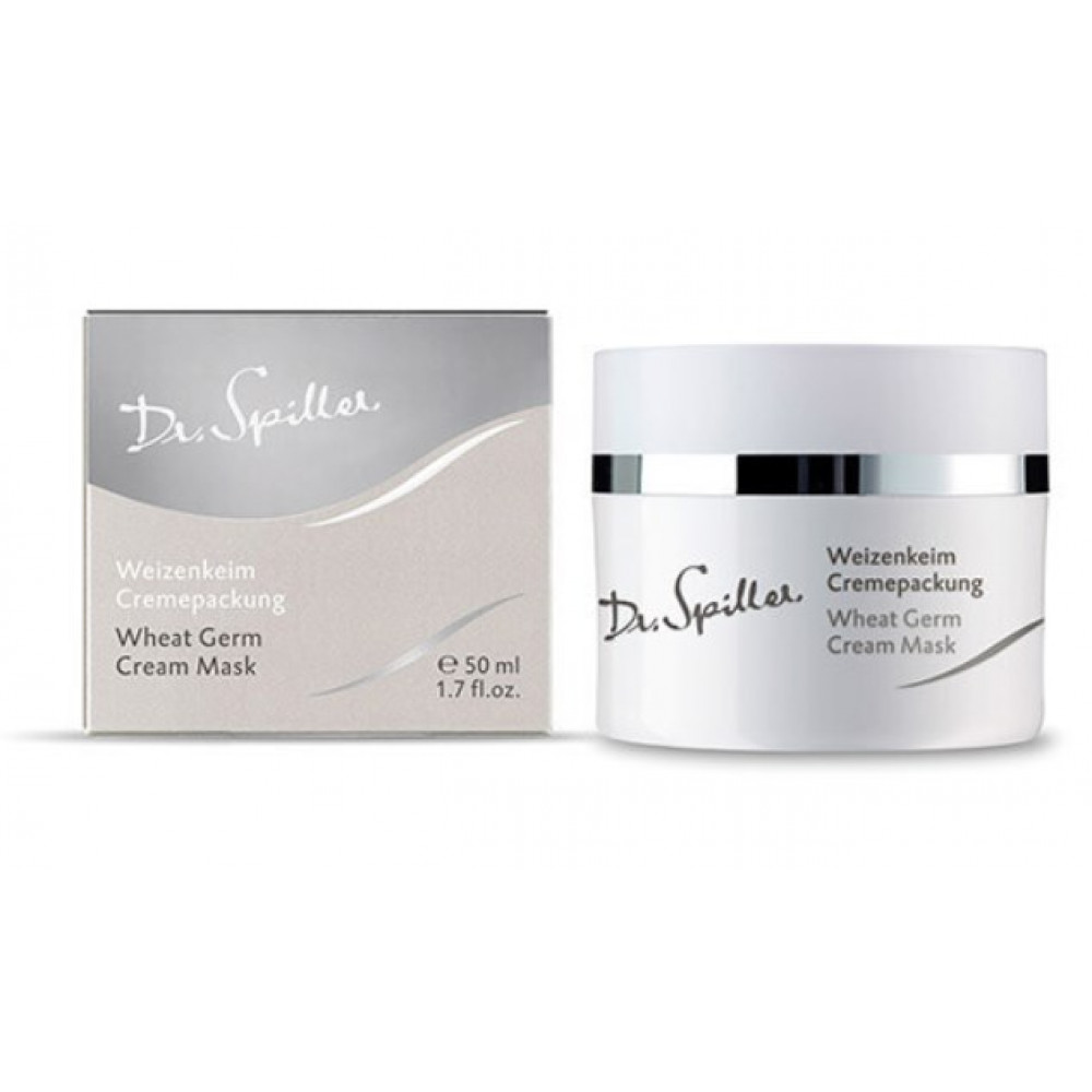 Wheat Germ Cream Mask Dr. Spiller - Питательная крем-маска с маслом зародышей пшеницы для сухой и нормальной кожи 50 мл