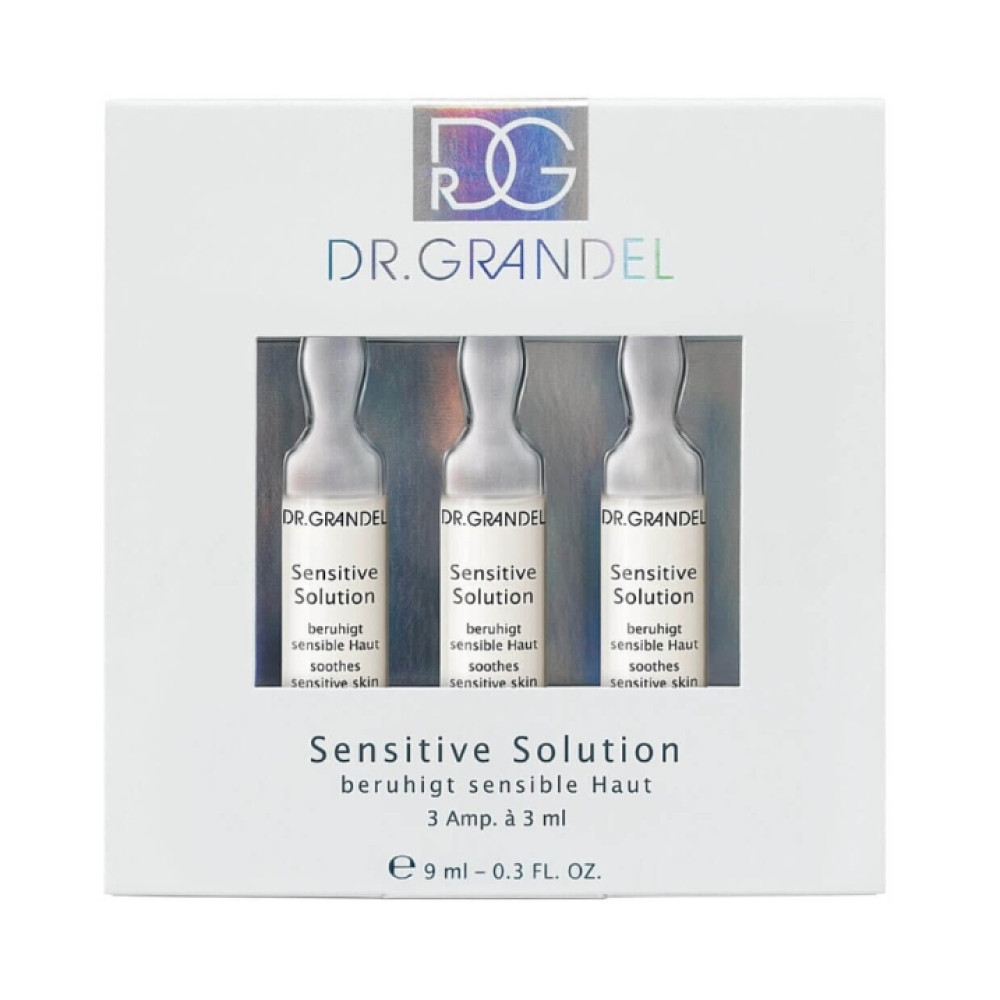 Ампулы для чувствительной кожи - Dr. Grandel Sensitive Solution 3 ампулы по 3 мл Ампулы для чувствительной кожи - Dr. Grandel Sensitive Solution 3 ампулы по 3 мл