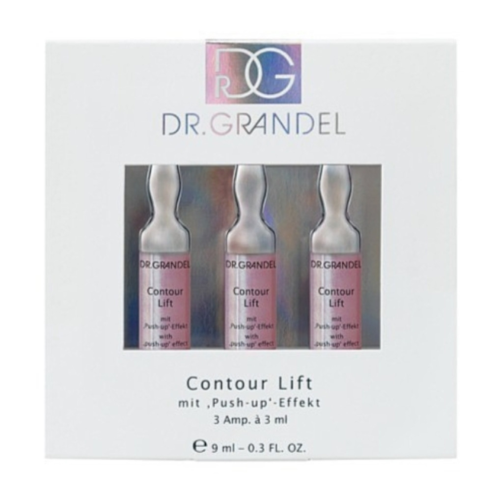 Лифтинговый ампульный концентрат для лица с пептидами - Dr. Grandel Contour Lift 3 ампулы по 3 мл Лифтинговый ампульный концентрат для лица с пептидами - Dr. Grandel Contour Lift 3 ампулы по 3 мл