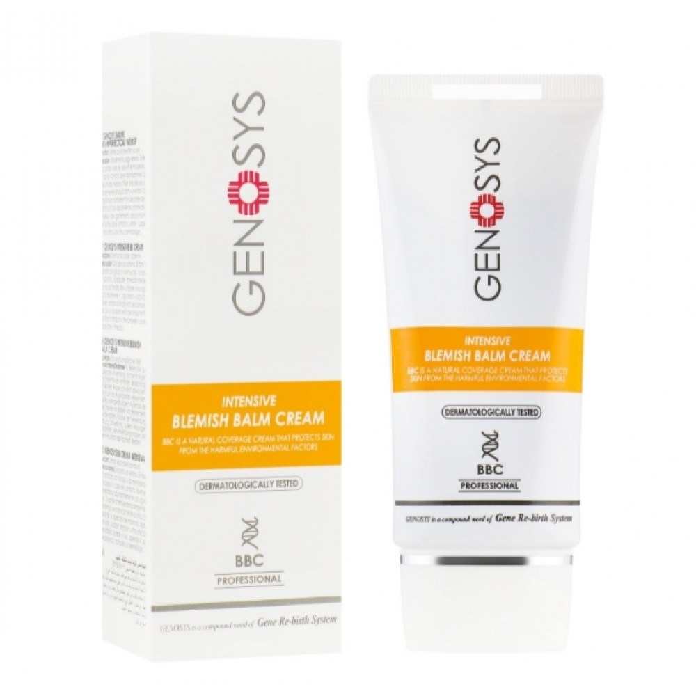Genosys Intensive Blemish Balm Cream SPF30 - Солнцезащитный матирующий интенсивный ВВ-крем для лица 50 г