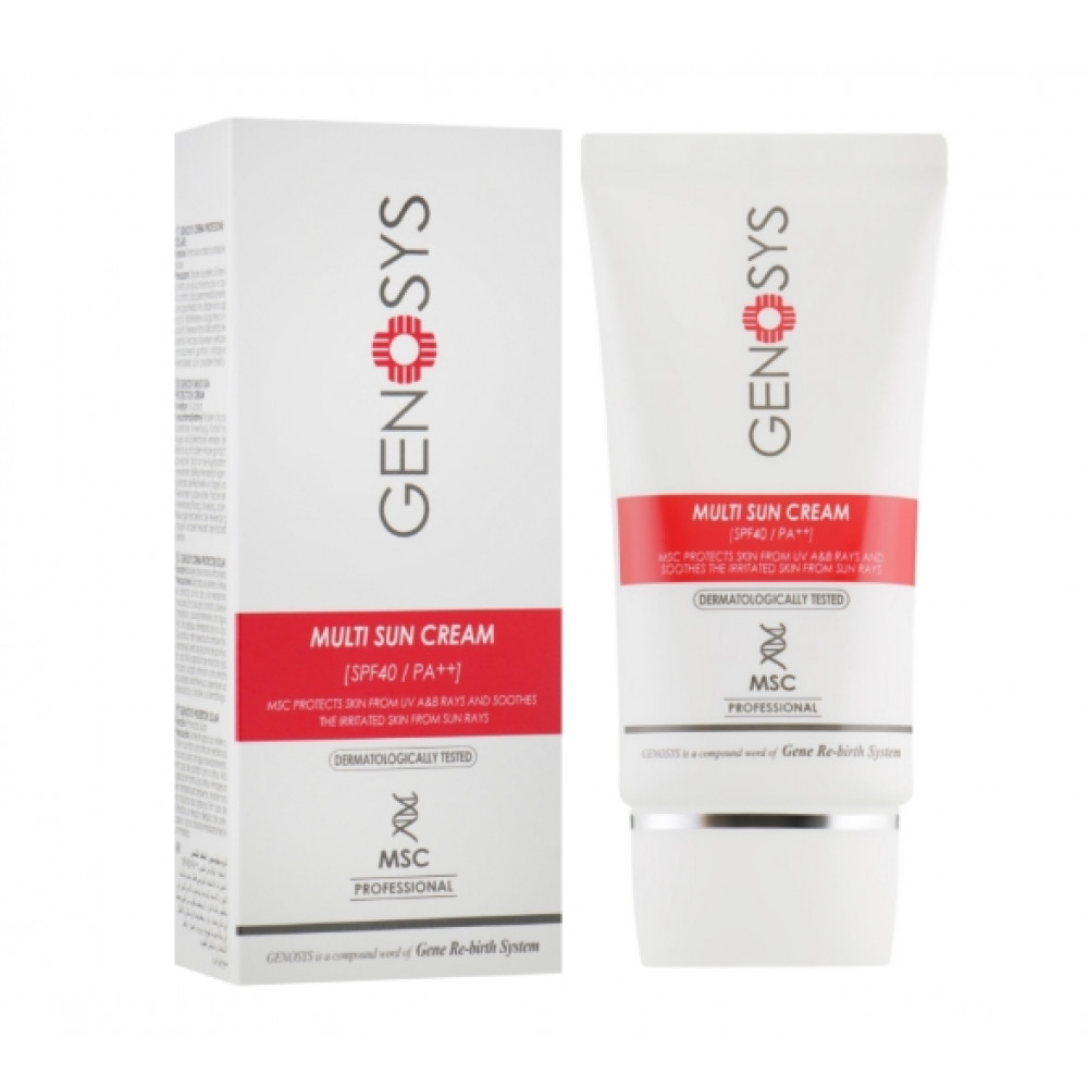Genosys Multi Sun Cream SPF40 - Солнцезащитный крем для лица SPF 40 40 мл