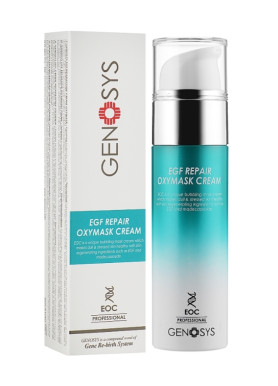 Кислородная крем-маска для лица - Genosys EGF Repair Oxymask Cream 50 г Кислородная крем-маска для лица - Genosys EGF Repair Oxymask Cream 50 г