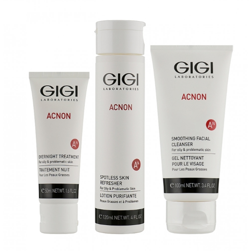 Лечебный набор для лица Gigi Acnon Treatment Set Лечебный набор для лица Gigi Acnon Treatment Set
