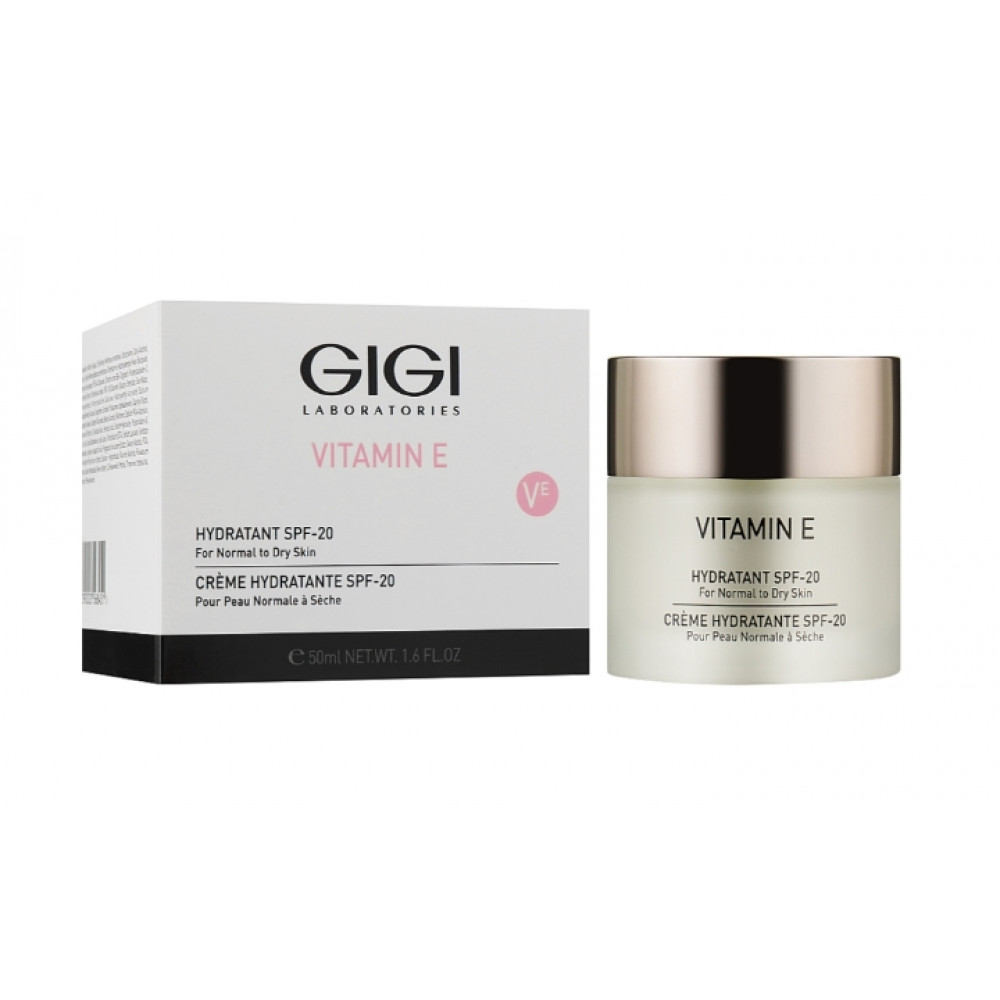 Vitamin E Moisturizer for Normal to Dry Skin SPF 20 / Увлажнитель для нормальной и сухой кожи 50 мл GiGi Vitamin E Moisturizer for Normal to Dry Skin SPF 20 / Увлажнитель для нормальной и сухой кожи 50 мл GiGi