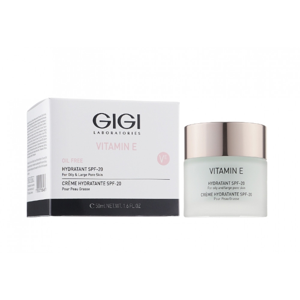 Vitamin E Moisturizer for Oily Skin SPF 20 / Увлажняющий крем для жирной и комбинированной кожи 50 мл GiGi