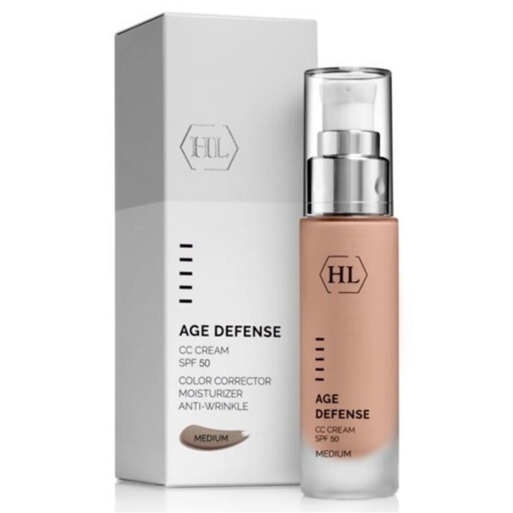 Корректирующий крем Holy Land Age Defense CC Cream Medium SPF 50 50 мл Корректирующий крем Holy Land Age Defense CC Cream Medium SPF 50 50 мл