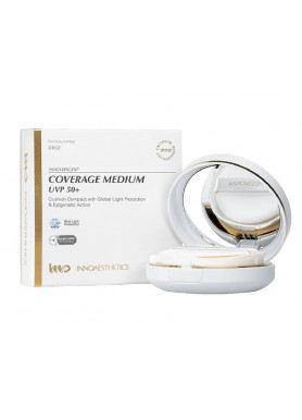 Innoaesthetics Epigen Coverage Medium Uvp 50+ - Компактная тональная основа (кушон) с SPF 50+ 14 г Innoaesthetics Epigen Coverage Medium Uvp 50+ - Компактная тональная основа (кушон) с SPF 50+ 14 г