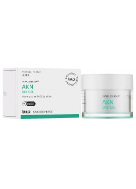 Innoaesthetics Inno-Derma AKN Day Gel - Гель для жирной, проблемной кожи с высыпаниями и/или открытыми комедонами 50 мл Innoaesthetics Inno-Derma AKN Day Gel - Гель для жирной, проблемной кожи с высыпаниями и/или открытыми комедонами 50 мл