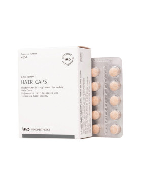 Innoaesthetics Inno-Derma Hair Caps - Нутрицевтическая добавка для замедления и предотвращения выпадения волос 60 капсул Innoaesthetics Inno-Derma Hair Caps - Нутрицевтическая добавка для замедления и предотвращения выпадения волос 60 капсул