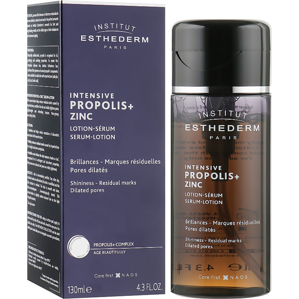 Лосьон для лица на основе прополиса Institut Esthederm Intensive Propolis+ Zinc Serum Lotion 130 мл Лосьон для лица на основе прополиса Institut Esthederm Intensive Propolis+ Zinc Serum Lotion 130 мл