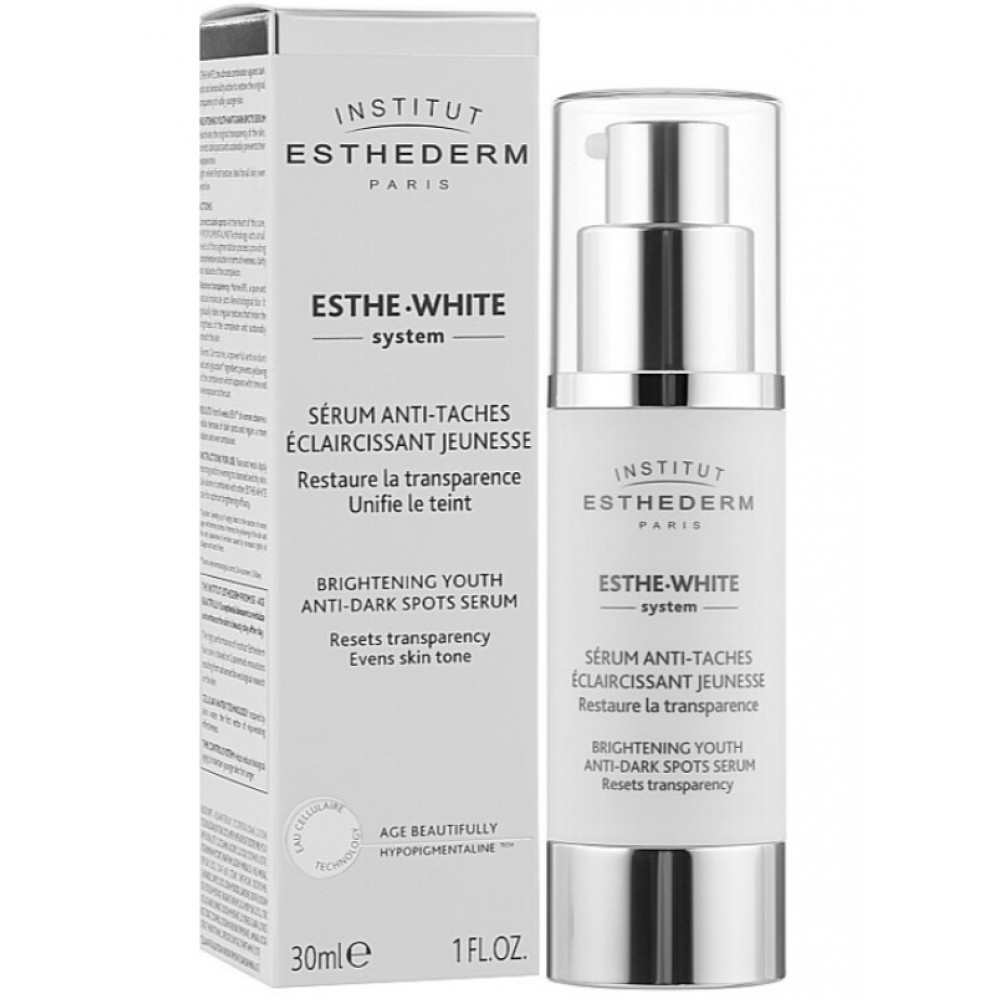 Осветляющая омолаживающая сыворотка Institut Esthederm Esthe-White System Brightening Youth Anti-Dark Spots Serum 30 мл