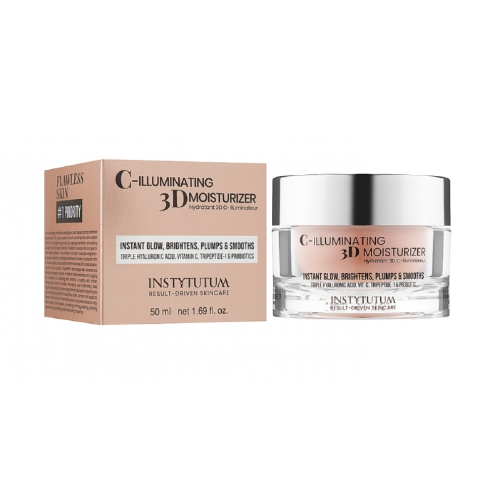 Крем для лица осветляющий - Instytutum C-Illuminating 3D Moisturizer 50 мл Крем для лица осветляющий - Instytutum C-Illuminating 3D Moisturizer 50 мл