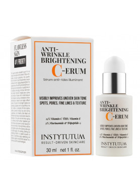 Осветляющая сыворотка против морщин - Instytutum Anti-Wrinkle Brightening C-Erum 30 мл Осветляющая сыворотка против морщин - Instytutum Anti-Wrinkle Brightening C-Erum 30 мл