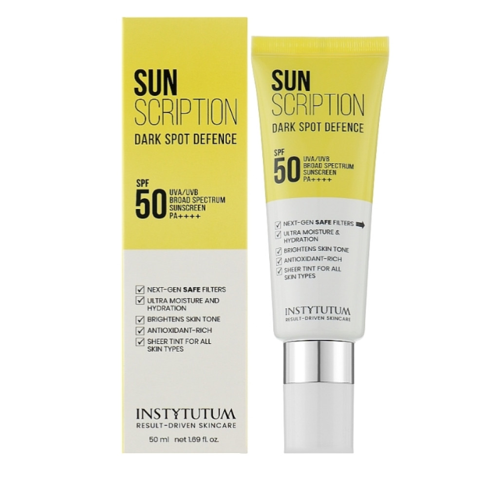 Солнцезащитный крем - Instytutum Sunscription Dark Spot Defence SPF 50 50 мл Солнцезащитный крем - Instytutum Sunscription Dark Spot Defence SPF 50 50 мл