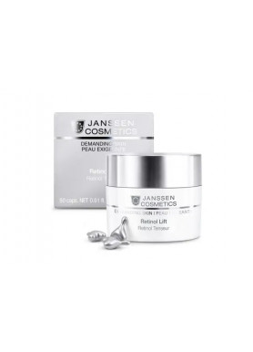 Janssen Demanding Skin Retinol Lift - Капсулы с ретинолом для разглаживания морщин 50 шт.