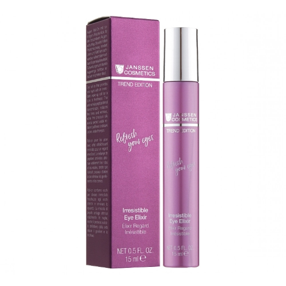 Janssen Irresistible Eye Elixir - Сыворотка под глаза с роликовым аппликатором 15 мл