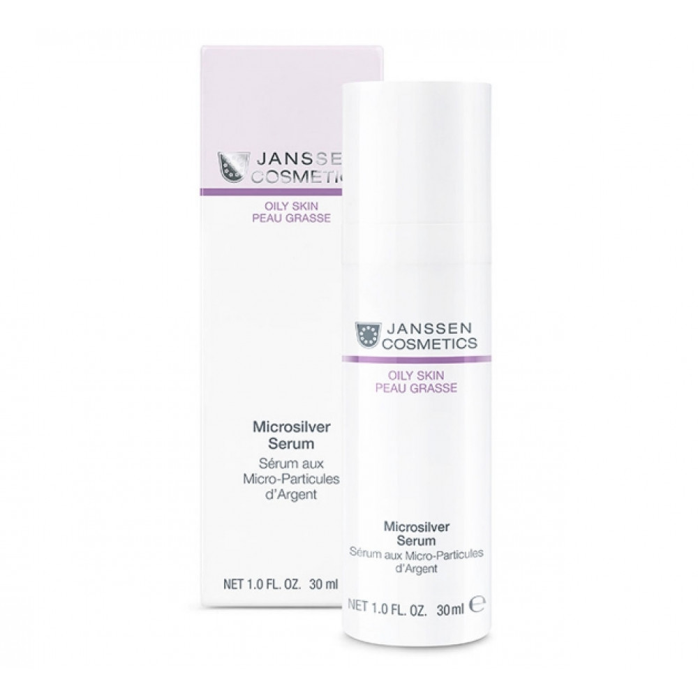 Janssen Oily Skin Microsilver Serum - Антибактериальная сыворотка 30 мл Janssen Oily Skin Microsilver Serum - Антибактериальная сыворотка 30 мл
