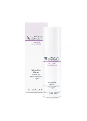 Janssen Oily Skin Microsilver Serum - Антибактериальная сыворотка 30 мл
