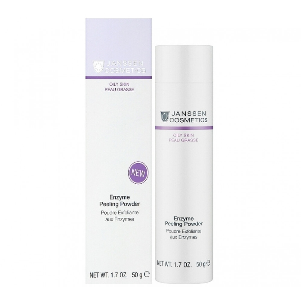 Janssen Oily Skin New Enzyme Peeling Powder - Энзимный пилинг-порошок 100 г Janssen Oily Skin New Enzyme Peeling Powder - Энзимный пилинг-порошок 100 г