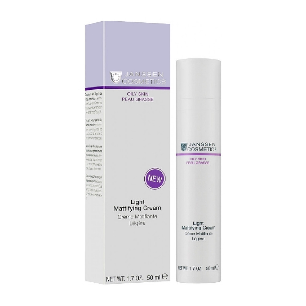 Janssen Oily Skin New Light Mattifying Cream - Легкий матирующий крем 50 мл