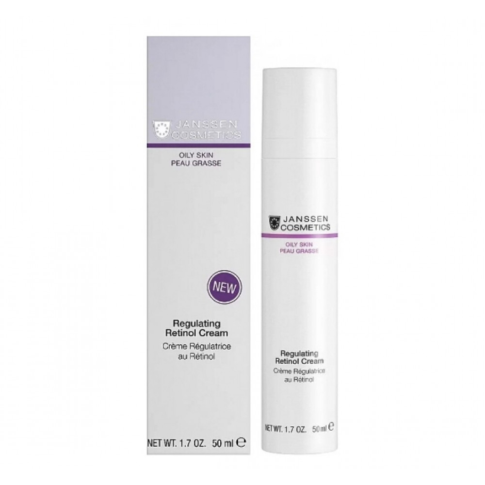 Janssen Oily Skin New Regulating Retinol Cream - Регулирующий крем с ретинолом 50 мл Janssen Oily Skin New Regulating Retinol Cream - Регулирующий крем с ретинолом 50 мл