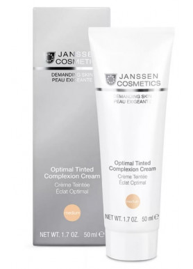 Optimal Tinted Cream Medium / Защитный тональный крем 50 мл Janssen