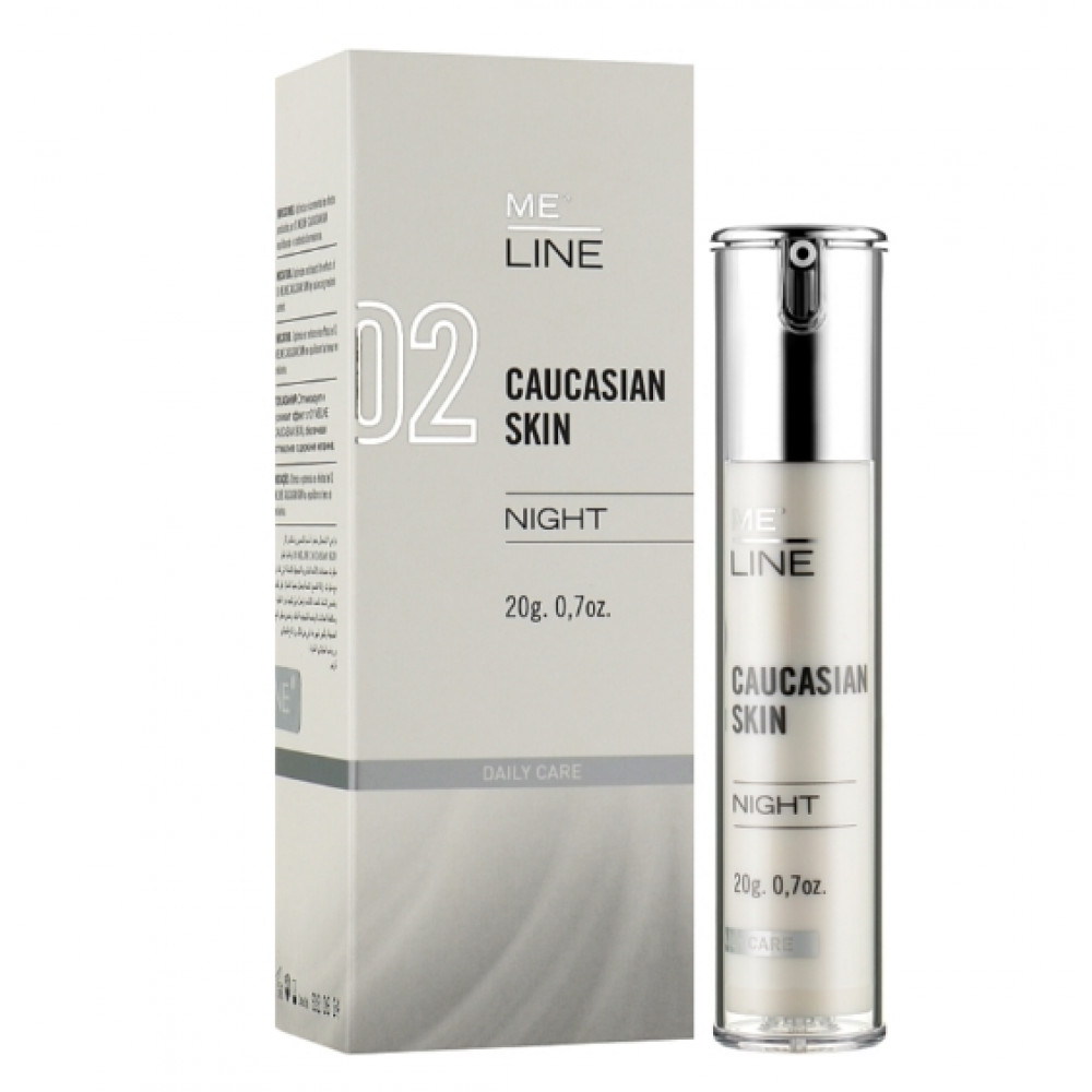 Me Line 02 Caucasian Skin Night - Ночной постпилинговый крем для лица 20 г Me Line 02 Caucasian Skin Night - Ночной постпилинговый крем для лица 20 г