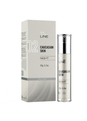 Me Line 02 Caucasian Skin Night - Ночной постпилинговый крем для лица 20 г Me Line 02 Caucasian Skin Night - Ночной постпилинговый крем для лица 20 г