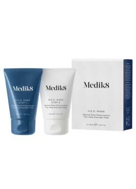 Двухэтапная увлажняющая ночная маска для лица - Medik8 H.E.O. Mask 2 шт. по 50 мл Двухэтапная увлажняющая ночная маска для лица - Medik8 H.E.O. Mask 2 шт. по 50 мл