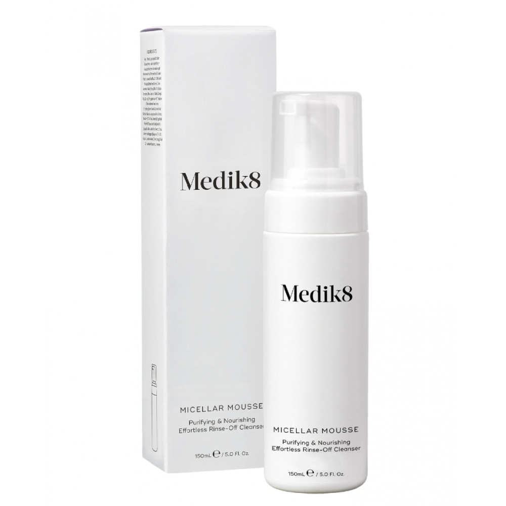 Глубоко очищающий мусс для лица - Medik8 Micellar Mousse 150 мл Глубоко очищающий мусс для лица - Medik8 Micellar Mousse 150 мл