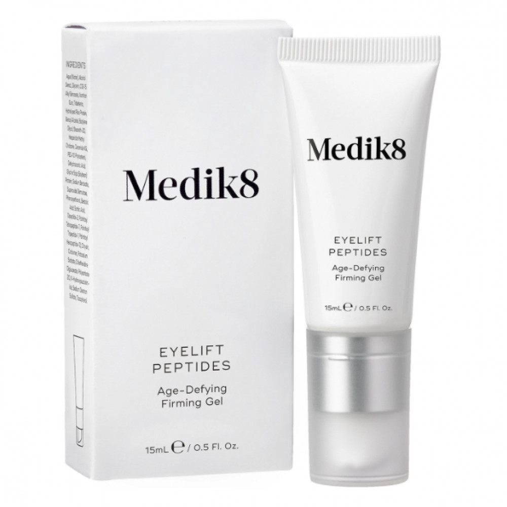 Крем с пептидами для кожи вокруг глаз - Medik8 Eyelift Peptides Age-Defying Firming Gel 15 мл