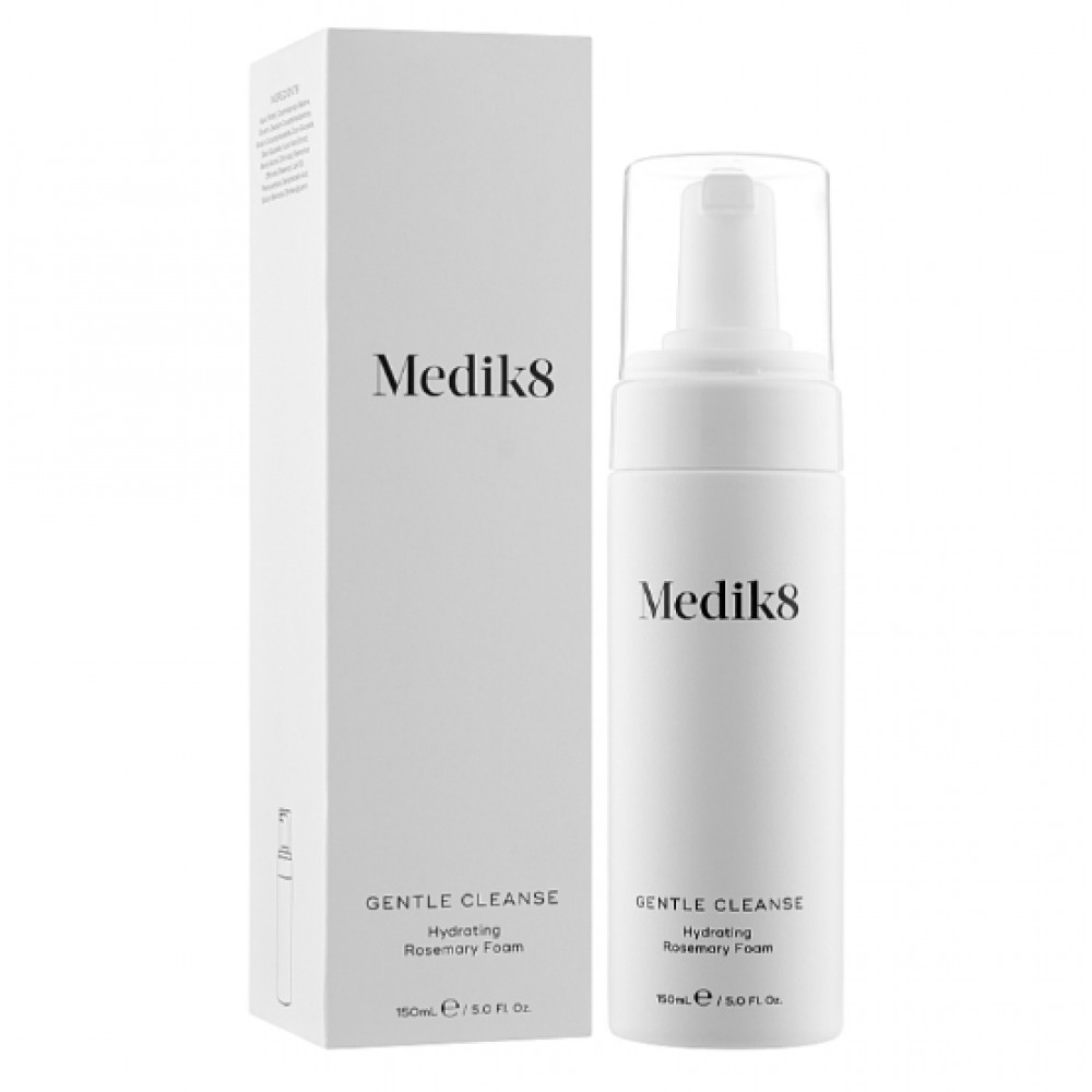 Мягкая очищающая пенка для чувствительной кожи - Medik8 Gentle Cleanse Hydrating Rosemary Foam 150 мл