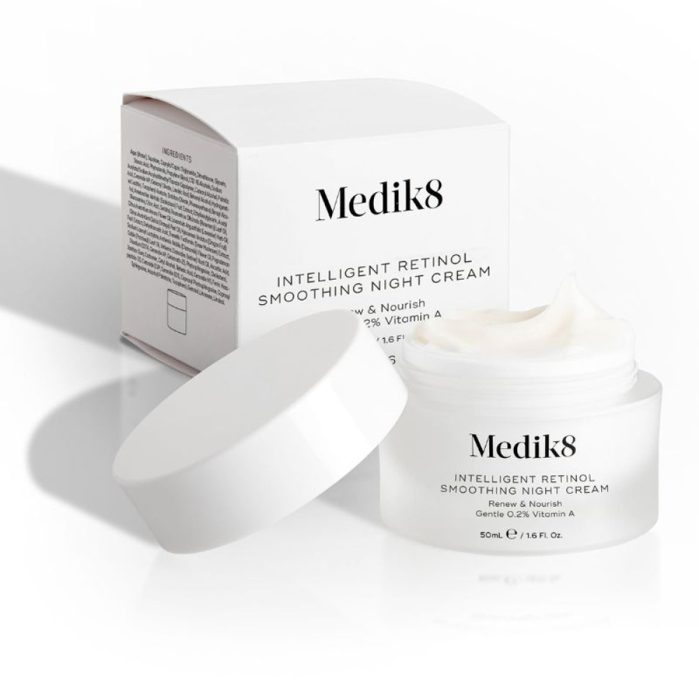 Ночной разглаживающий крем с ретинолом 0,2% - Medik8 Intelligent Retinol Smoothing Night Cream 50 мл Ночной разглаживающий крем с ретинолом 0,2% - Medik8 Intelligent Retinol Smoothing Night Cream 50 мл