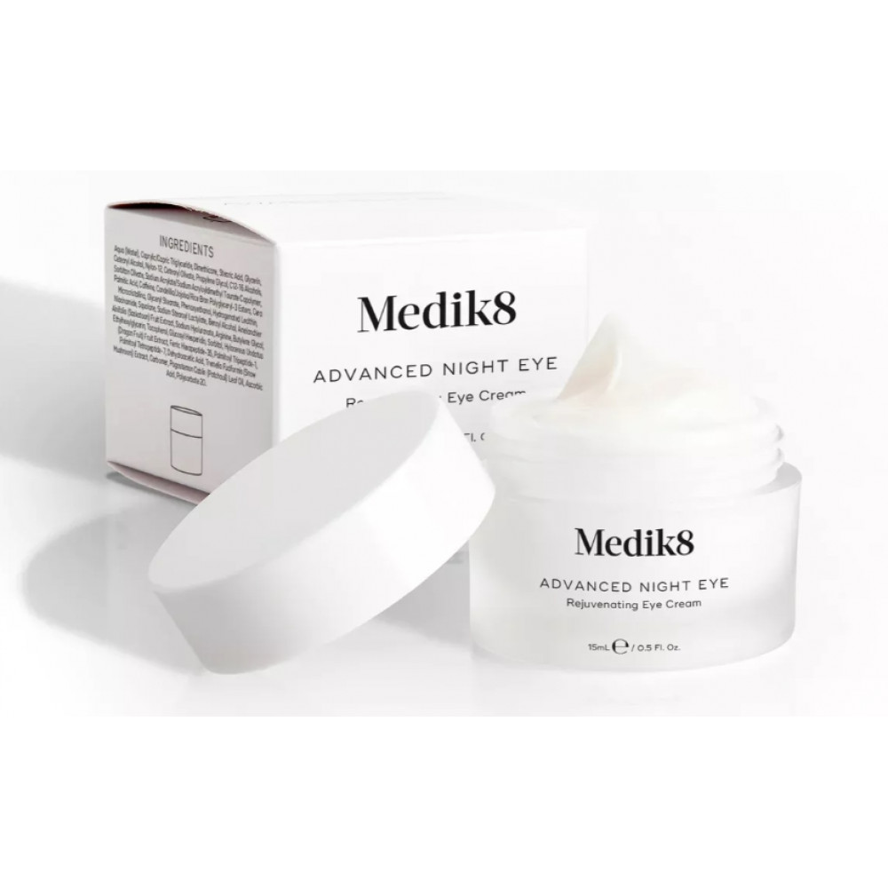 Ночной питательный крем для кожи вокруг глаз - Medik8 Advanced Night Eye Rejuvenating Repair Eye Cream 15 мл Ночной питательный крем для кожи вокруг глаз - Medik8 Advanced Night Eye Rejuvenating Repair Eye Cream 15 мл