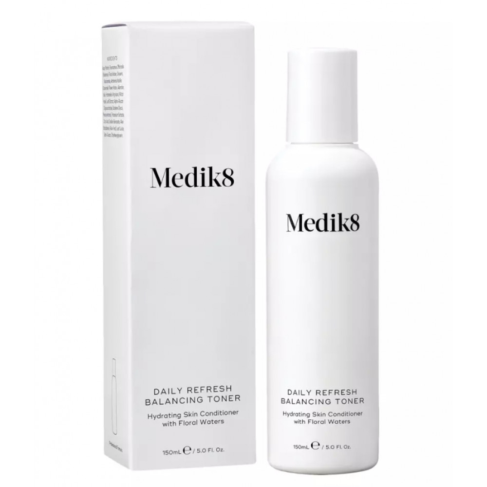 Очищающий балансирующий тоник - Medik8 Daily Refresh Balancing Toner 150 мл Очищающий балансирующий тоник - Medik8 Daily Refresh Balancing Toner 150 мл