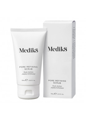 Скраб для лица с миндальной кислотой - Medik8 Pore Refining Scrub Dual-Action Jojoba Exfoliator 75 мл